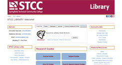 Desktop Screenshot of libguides.stcc.edu