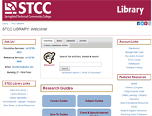 Tablet Screenshot of libguides.stcc.edu